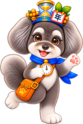 年齢早見表の公式キャラクター ねんはやみん