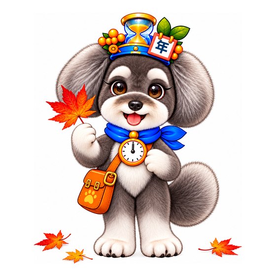 紅葉を持つねんはやみん